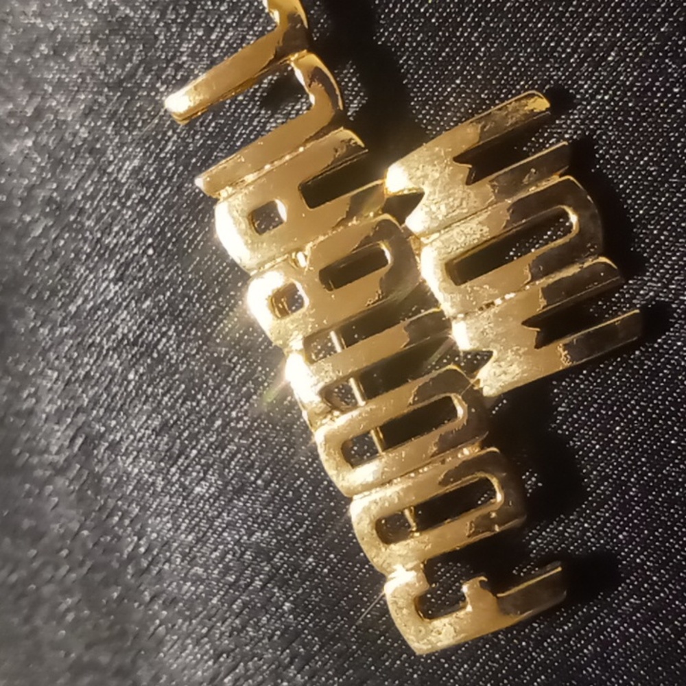 Football mom coat pin. Sports pin